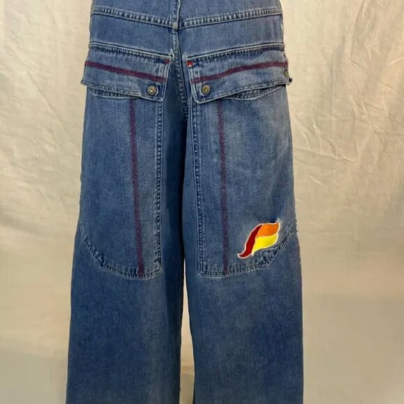 90's Vintage JNCO KIKWEAR original  15" WIDE LLEG - Picture 1 of 4